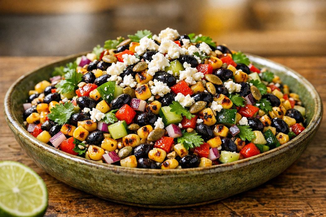Charred Corn & Black Bean Salad