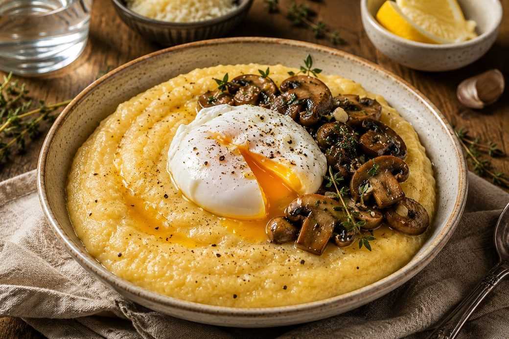 Silky Polenta with a Poached Egg